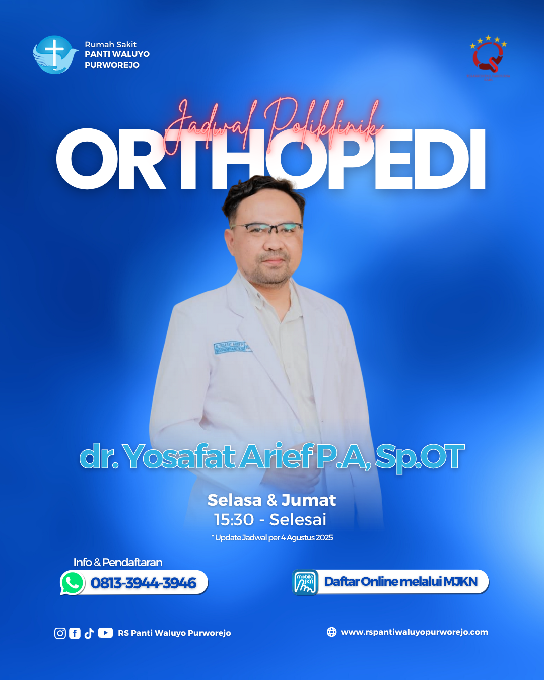 dr. Yosafat Arief P.A, Sp.OT